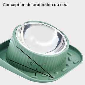 Gamelle Anti-Renversement Collier de Protection pour Animaux