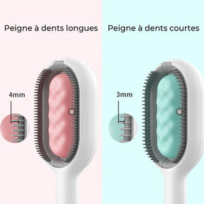 Broches de toilettage 3 en 1 pour animaux Nettoyage et élimination des poils Brosse pour chat