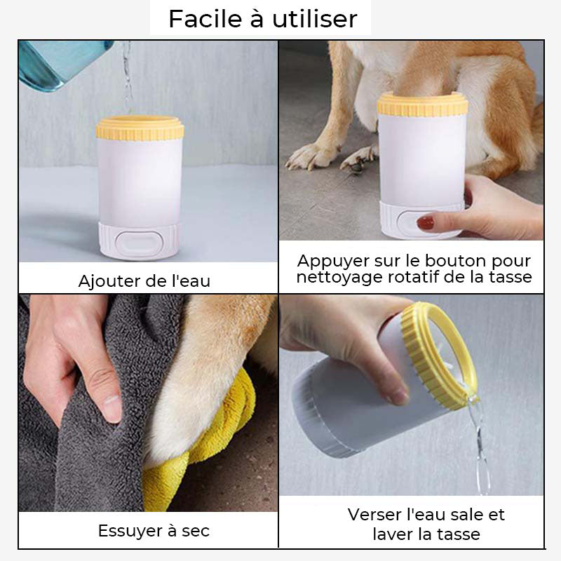 Nettoyeur de Pattes Portable pour Chien