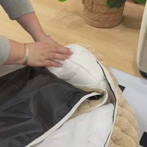 Lit canapé orthopédique doux lavable et moelleux pour chien - Rêve Douillet