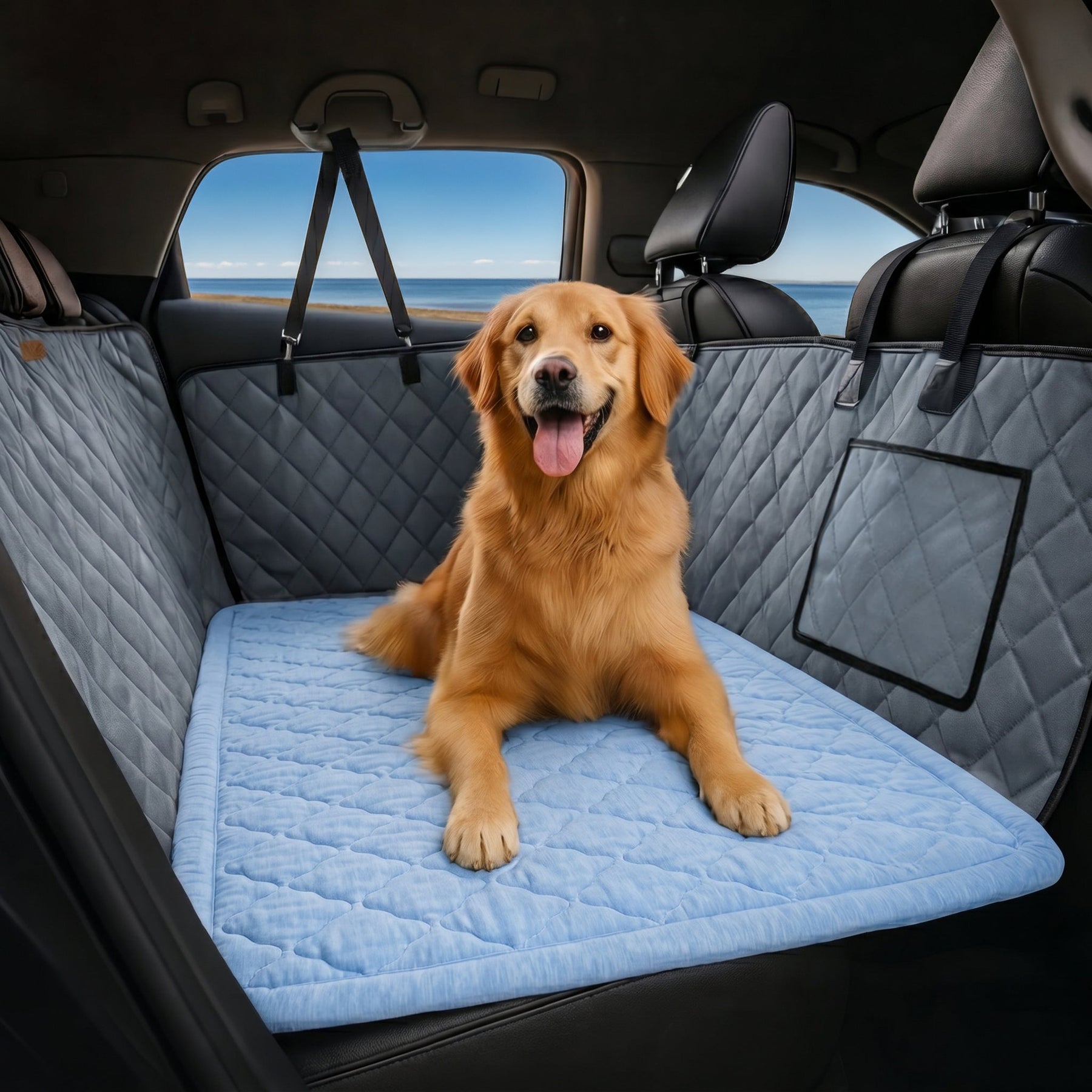 Tapis rafraichissant chien de siège refroidissant pour chiens - Chill Nest