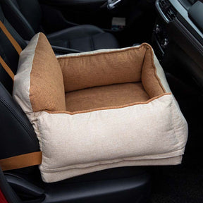 Siège de voiture imperméable café léger pour chien