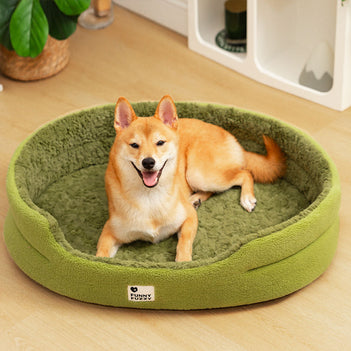 Lit pour chien 2 en 1 multifonction en polaire duveteuse