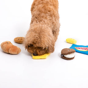 Jouet en peluche grinçant pour chien - Boulangerie