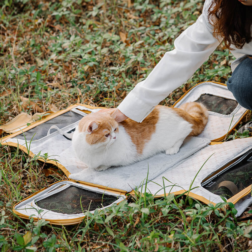 Sac de Transport pour Animaux Portable Pliable Respirant Design