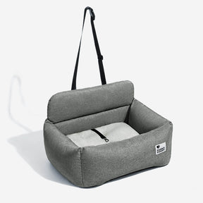 Siège auto lavable et durable style traversin pour chien