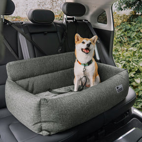 Siège auto lavable et durable style traversin pour chien