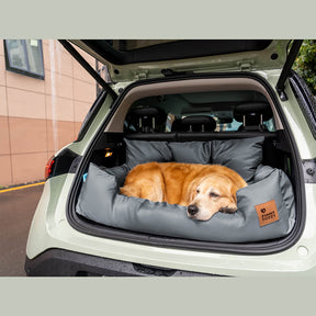 Siège Auto Imperméable et Sécurisé - Style Traversin pour Chiens Moyens et Grands