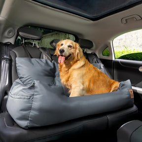 Siège Auto Imperméable et Sécurisé - Style Traversin pour Chiens Moyens et Grands