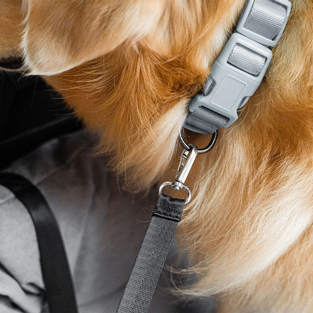 Siège Auto Imperméable et Sécurisé - Style Traversin pour Chiens Moyens et Grands