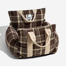 Siège de sécurité pour chien à plaid vintage