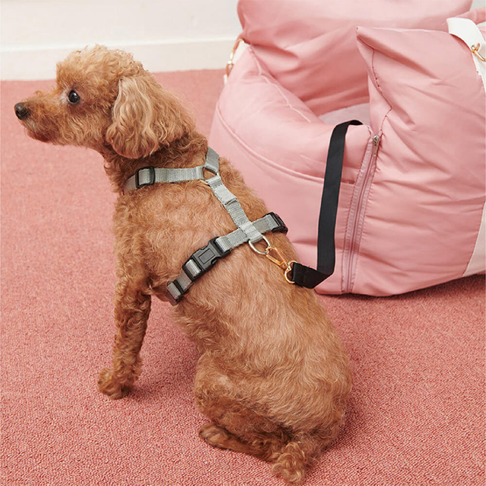 Housse de siège de voiture pour chien en tissu Oxford en tissu cationique  imperméable et résistant aux rayures - FunnyFuzzy