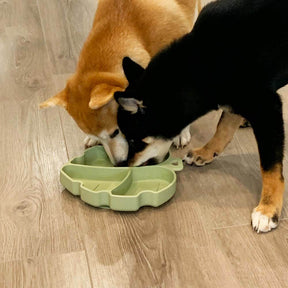 Gamelle à succion pour animaux - Feuille