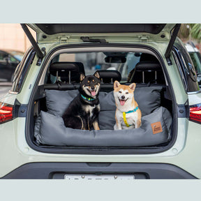 Siège Auto Imperméable et Sécurisé - Style Traversin pour Chiens Moyens et Grands