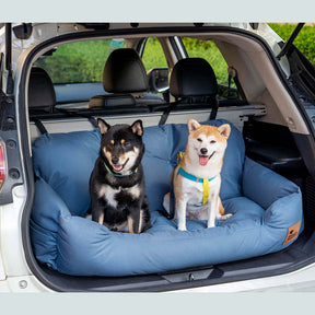 Siège Auto Imperméable et Sécurisé - Style Traversin pour Chiens Moyens et Grands