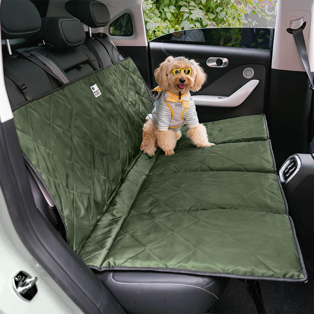 Siège arrière de voiture imperméable et pliable pour chien