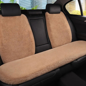 Coussin de siège de voiture pelucheux et universel pour chien et humain