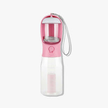 Bouteille d'eau portable pour chien 3 en 1 multifonctionnelle pour les promenades