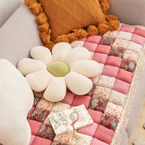 Housse de protection pour canapé en coton patchwork