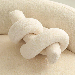 Coussin de canapé mignon à forme géométrique tordue