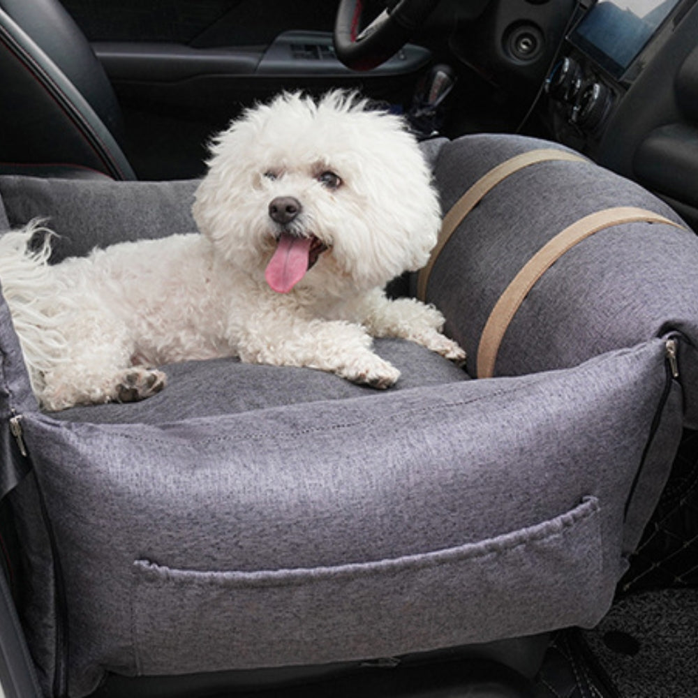 Siège de voiture sécuritaire multi-usage pour animaux de compagnie avec soutien othopédique Siège de voiture pour chien