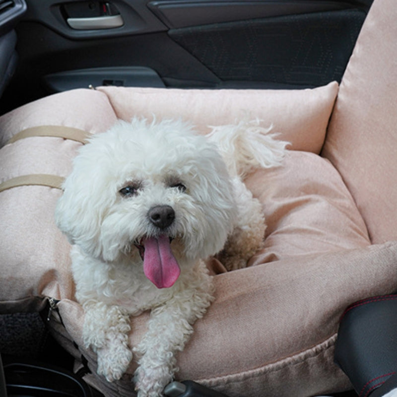 Siège de voiture sécuritaire multi-usage pour animaux de compagnie avec soutien othopédique Siège de voiture pour chien